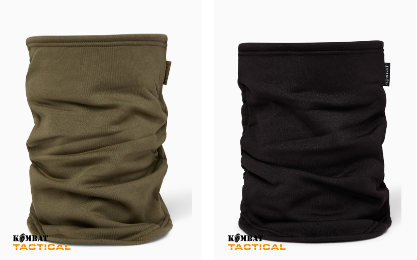 Combat UK Neck Gaiter - Black and Olive Green Combat UK Neck Gaiter - Black and Olive Green